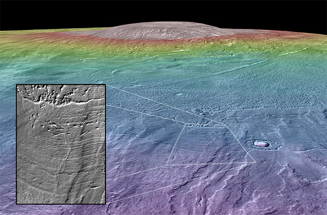 Could a Mars Volcano Be an Oasis for Life?